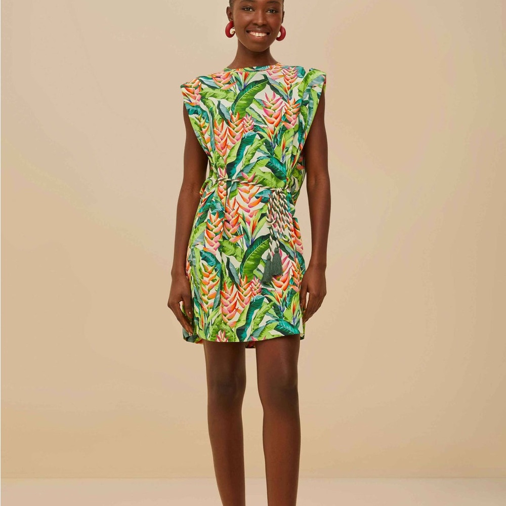 FARM Rio Tropical Print Mini Dress